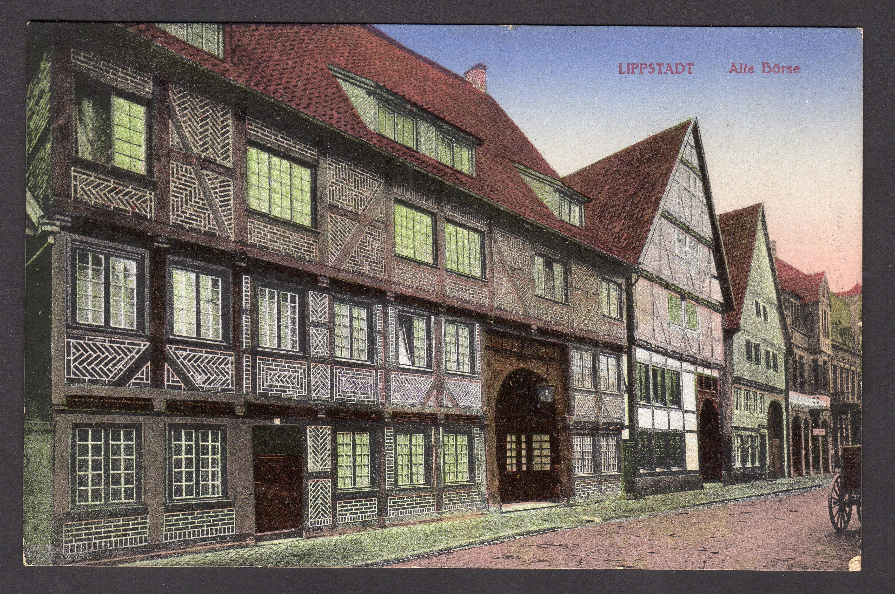 Postkarte Alte Börse (Stadtmuseum Lippstadt CC BY-NC-SA)