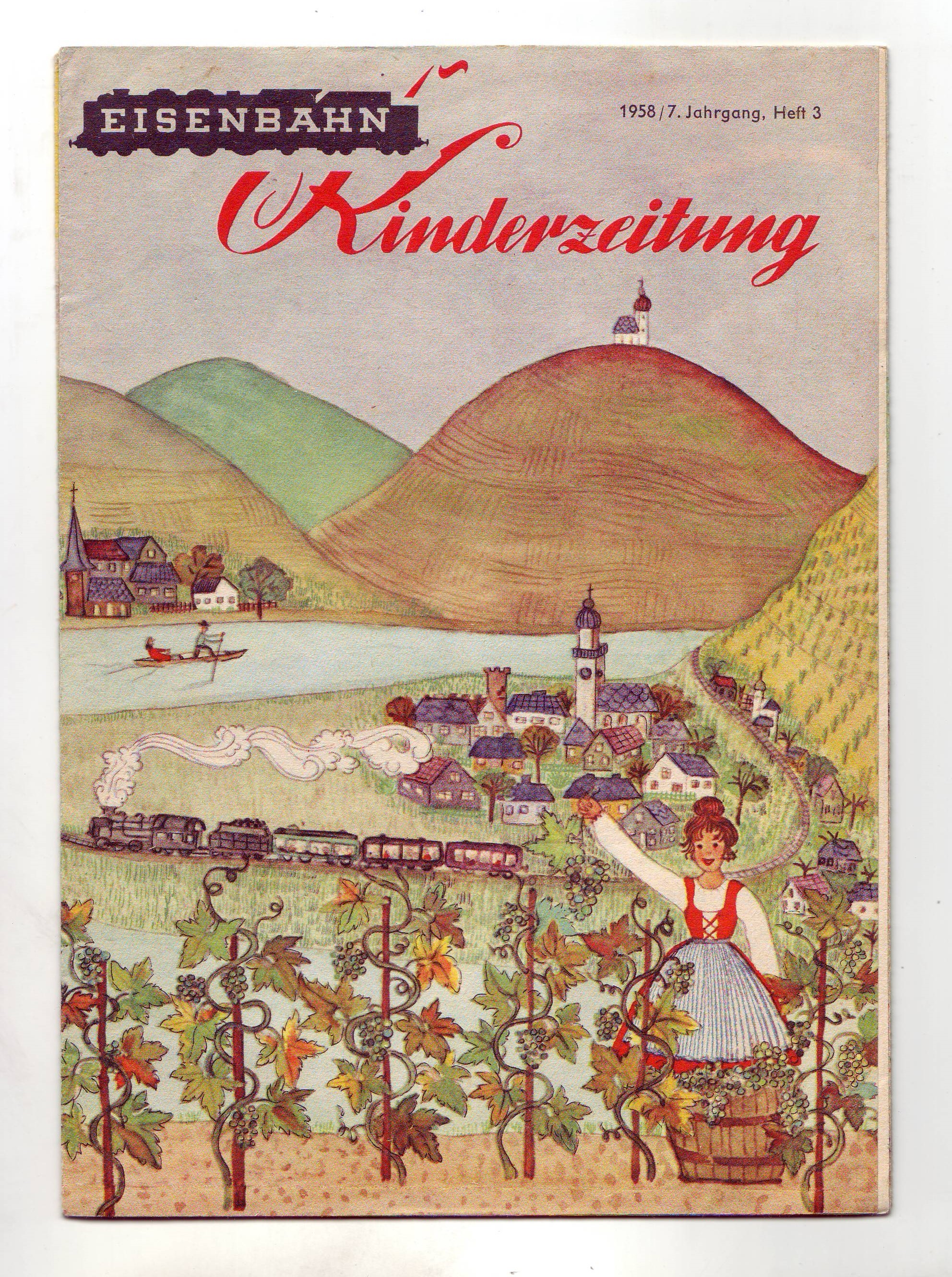 "Kinderzeitung" der Bundesbahn 1958 (Stadtmuseum Lippstadt CC BY-NC-SA)