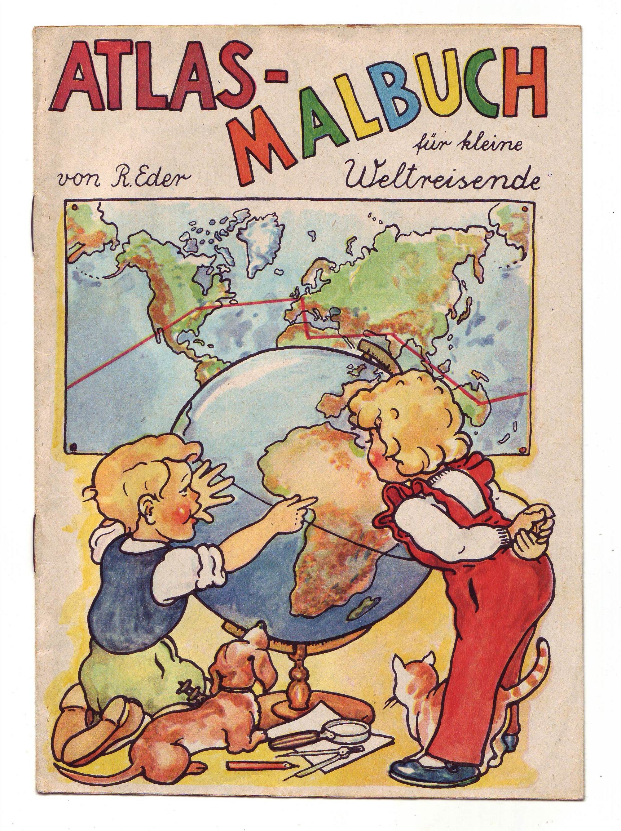 Heft "Atlas-Malbuch" (Stadtmuseum Lippstadt CC BY-NC-SA)