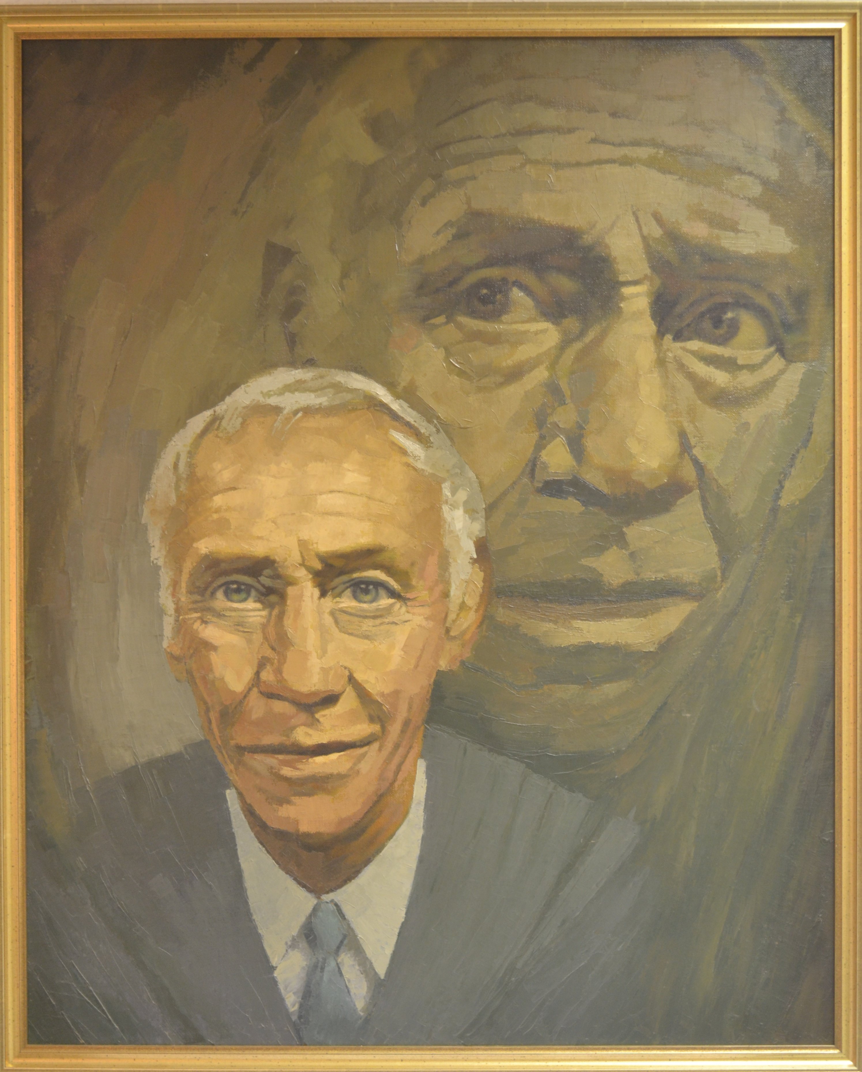 Doppelportrait des Schauspielers Rudolf Platte (Museum des Heimatvereins Hörde CC BY-NC-SA)