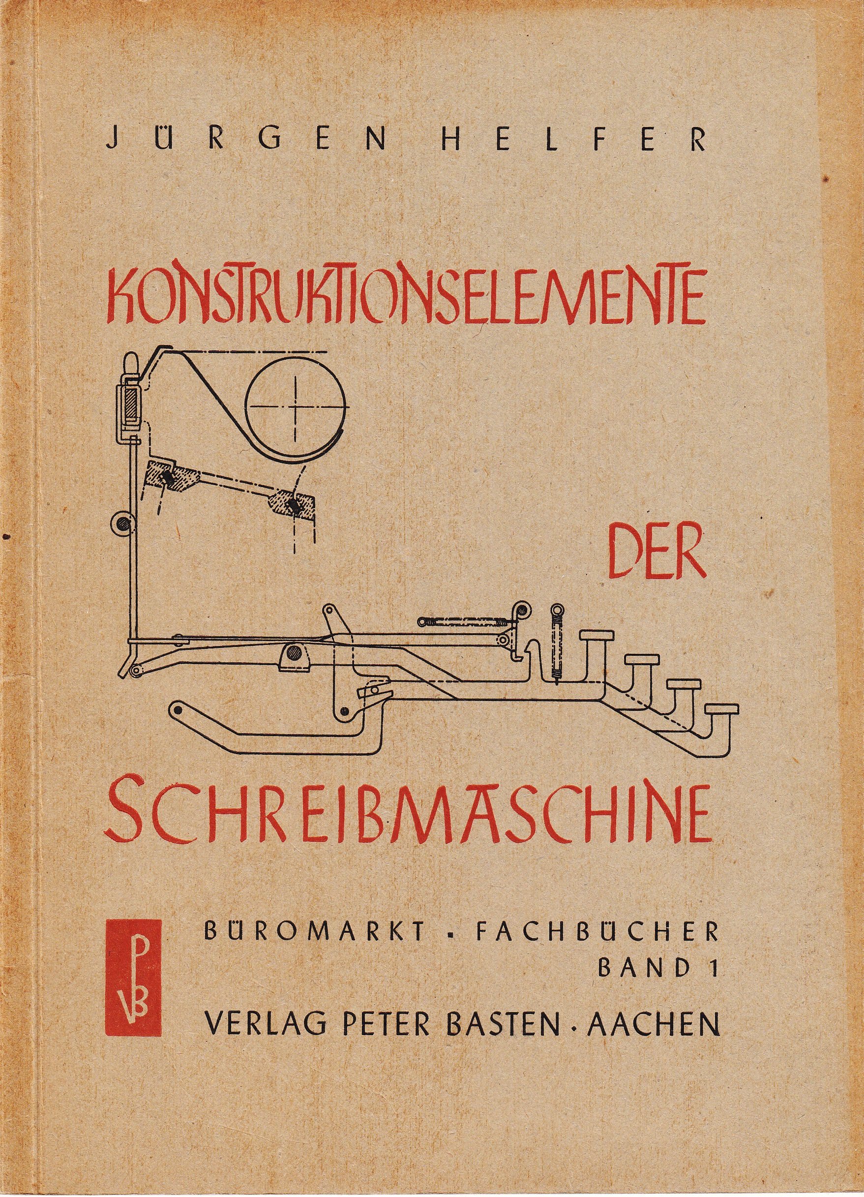 Konstruktionselemente der Schreibmaschine (Museum des Heimatvereins Hörde CC BY-NC-SA)