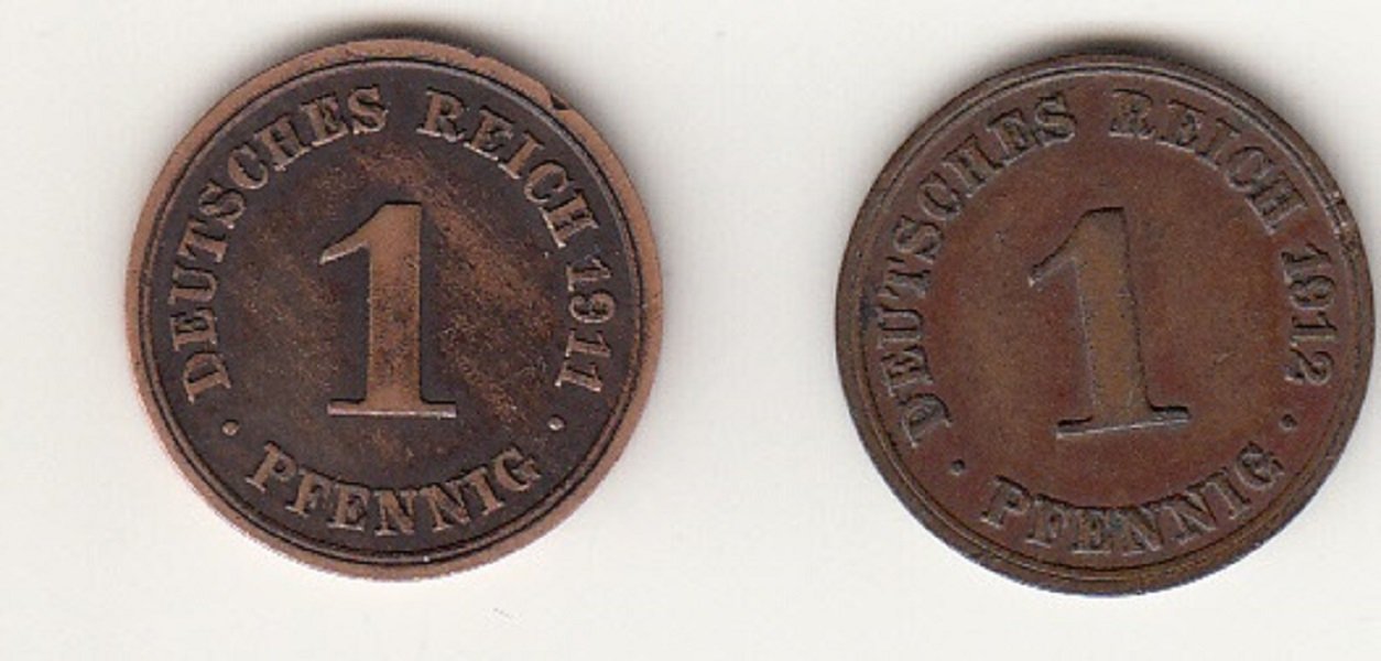1 Pfennig von 1911 / 1912 (Museum des Heimatvereins Hörde CC BY-NC-SA)