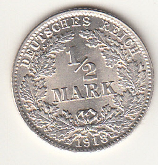1/2 Mark von 1913 (Museum des Heimatvereins Hörde CC BY-NC-SA)
