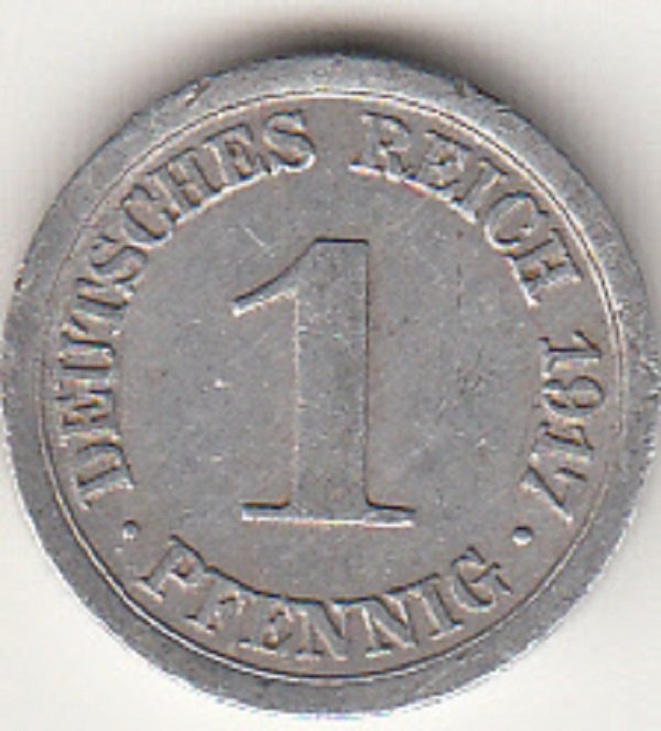 1 Pfennig von 1917 (Museum des Heimatvereins Hörde CC BY-NC-SA)