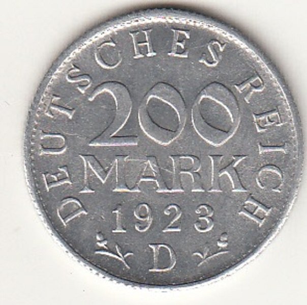 200 Mark von 1923 (Museum des Heimatvereins Hörde CC BY-NC-SA)