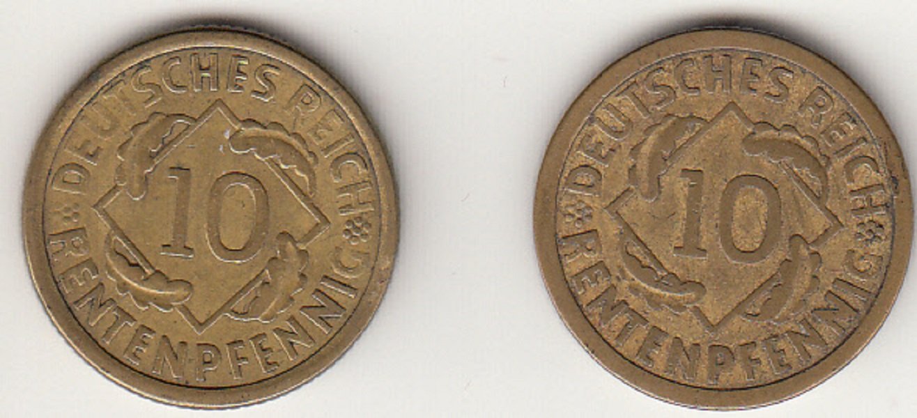10 Rentenpfennig von 1924 (Museum des Heimatvereins Hörde CC BY-NC-SA)
