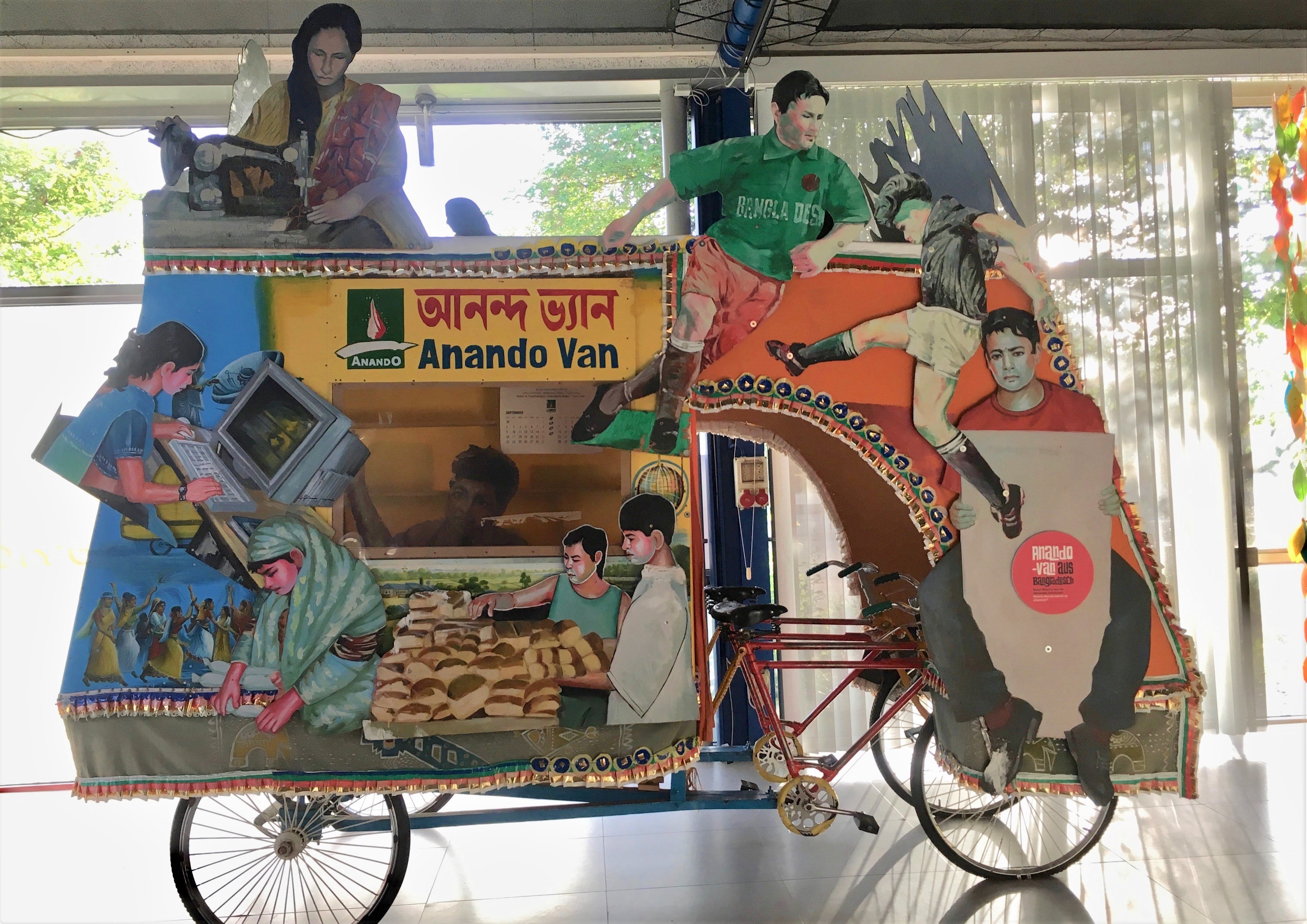 Rikscha, Anando-Van aus Bangladesch (mondo mio! Kindermuseum CC BY-NC-SA)