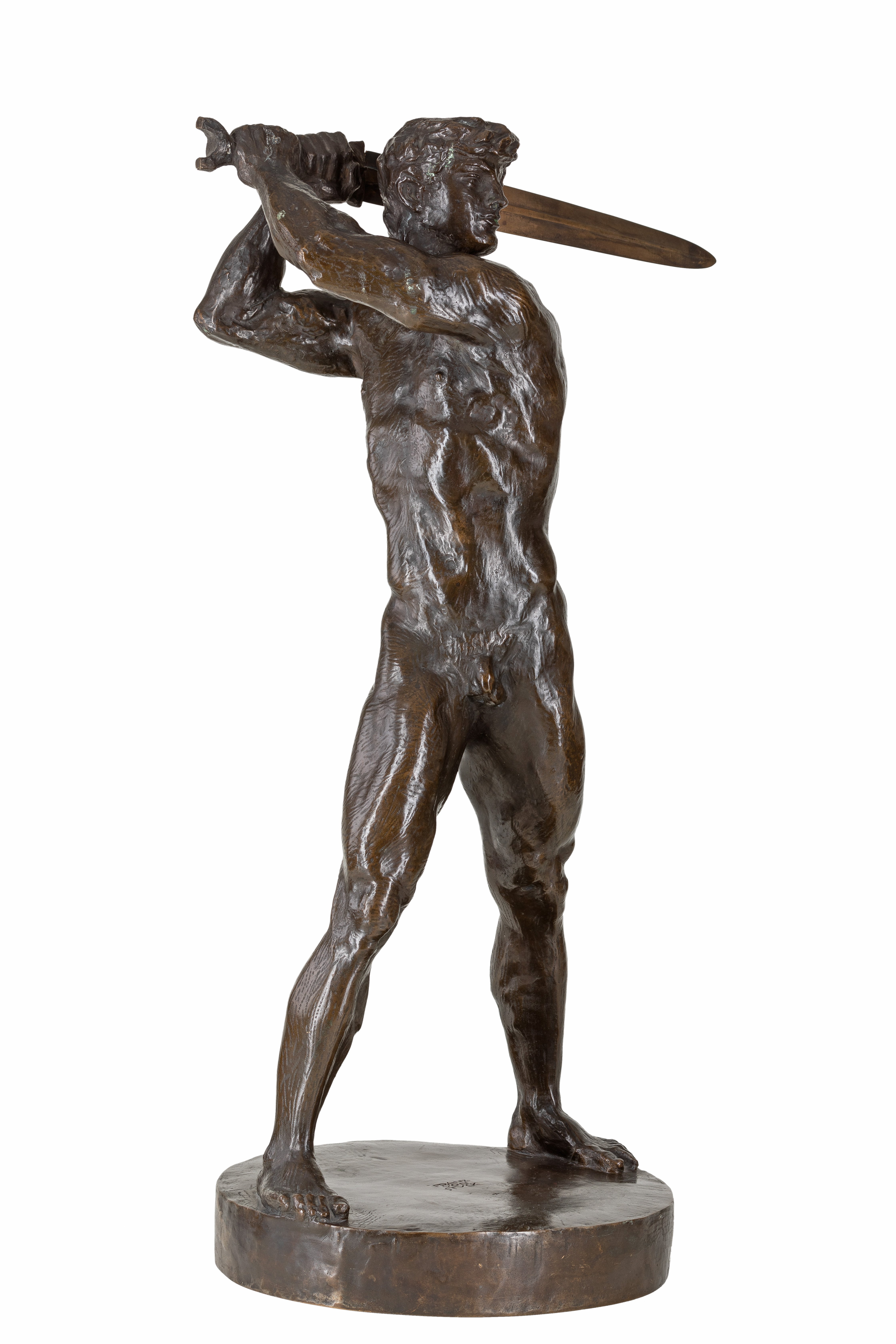 Bronze "Siegfried ("Feinde ringsrum") (Sammlung Wulff Stiftung CC BY-NC-SA)