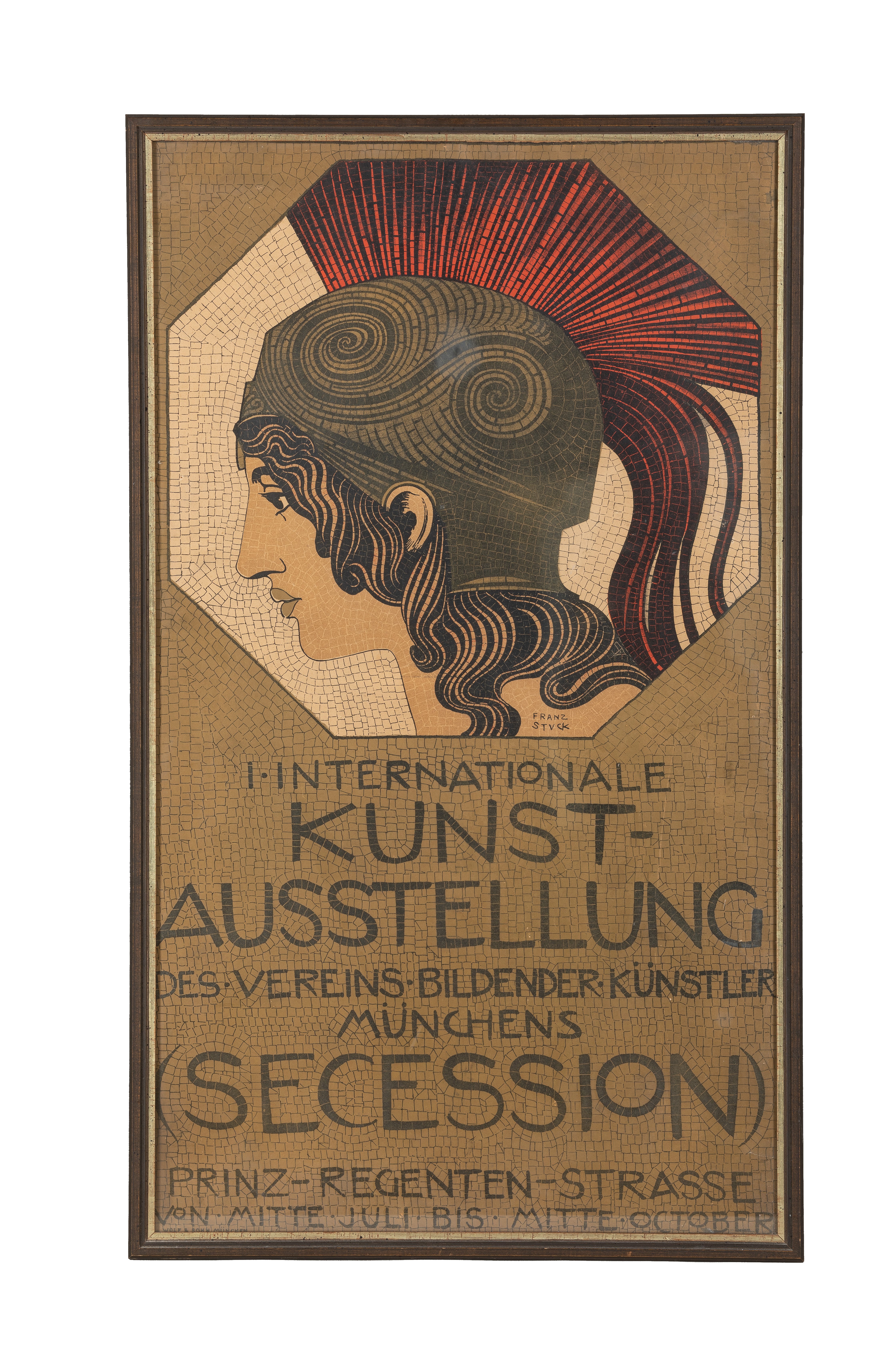 Plakat für die Internationale Kunst-Ausstellung des Vereins bildender Künstler Münchens (Secession) (Sammlung Wulff Stiftung CC BY-NC-SA)