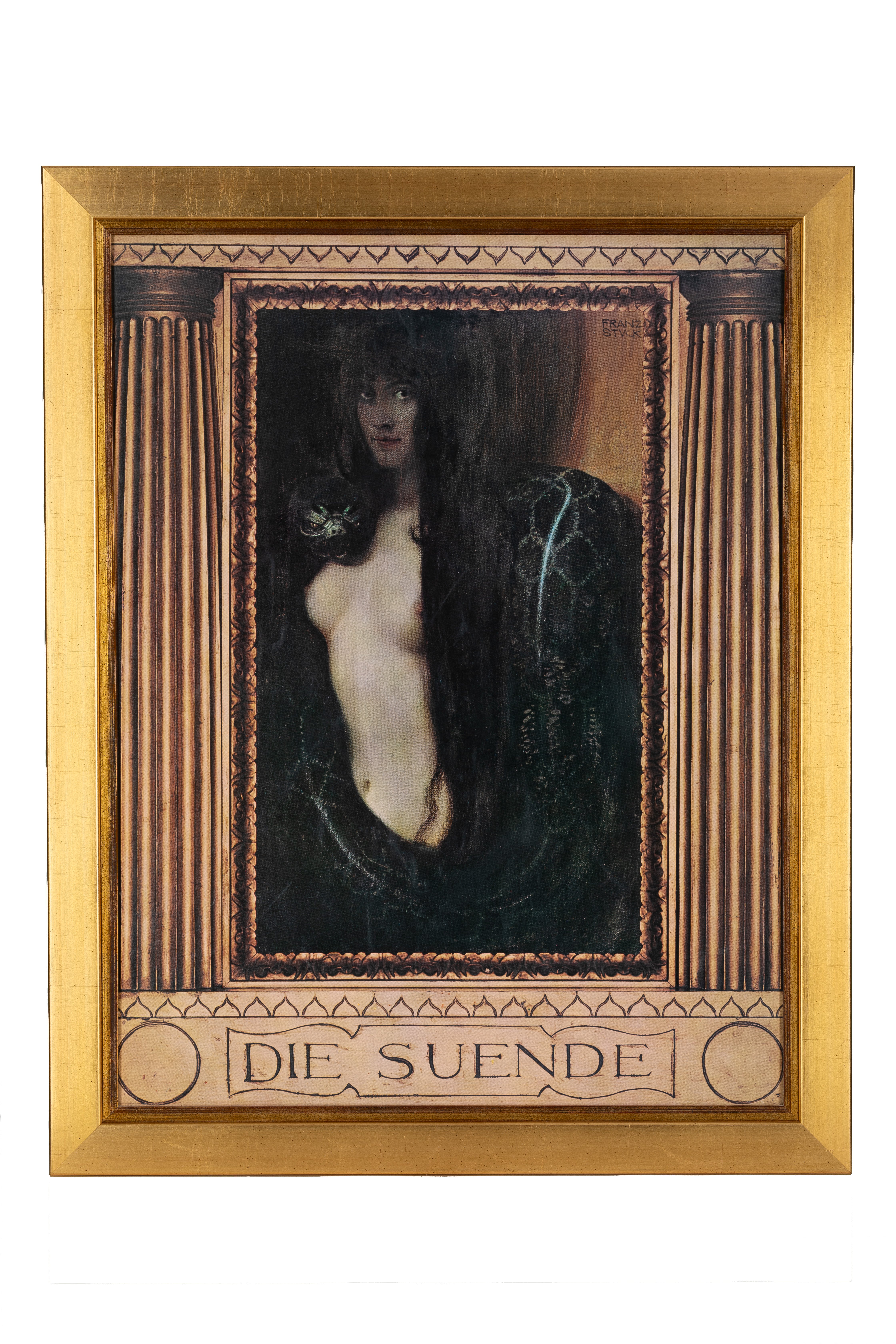 druck des Gemäldes "Die Sünde" (Sammlung Wulff Stiftung CC BY-NC-SA)
