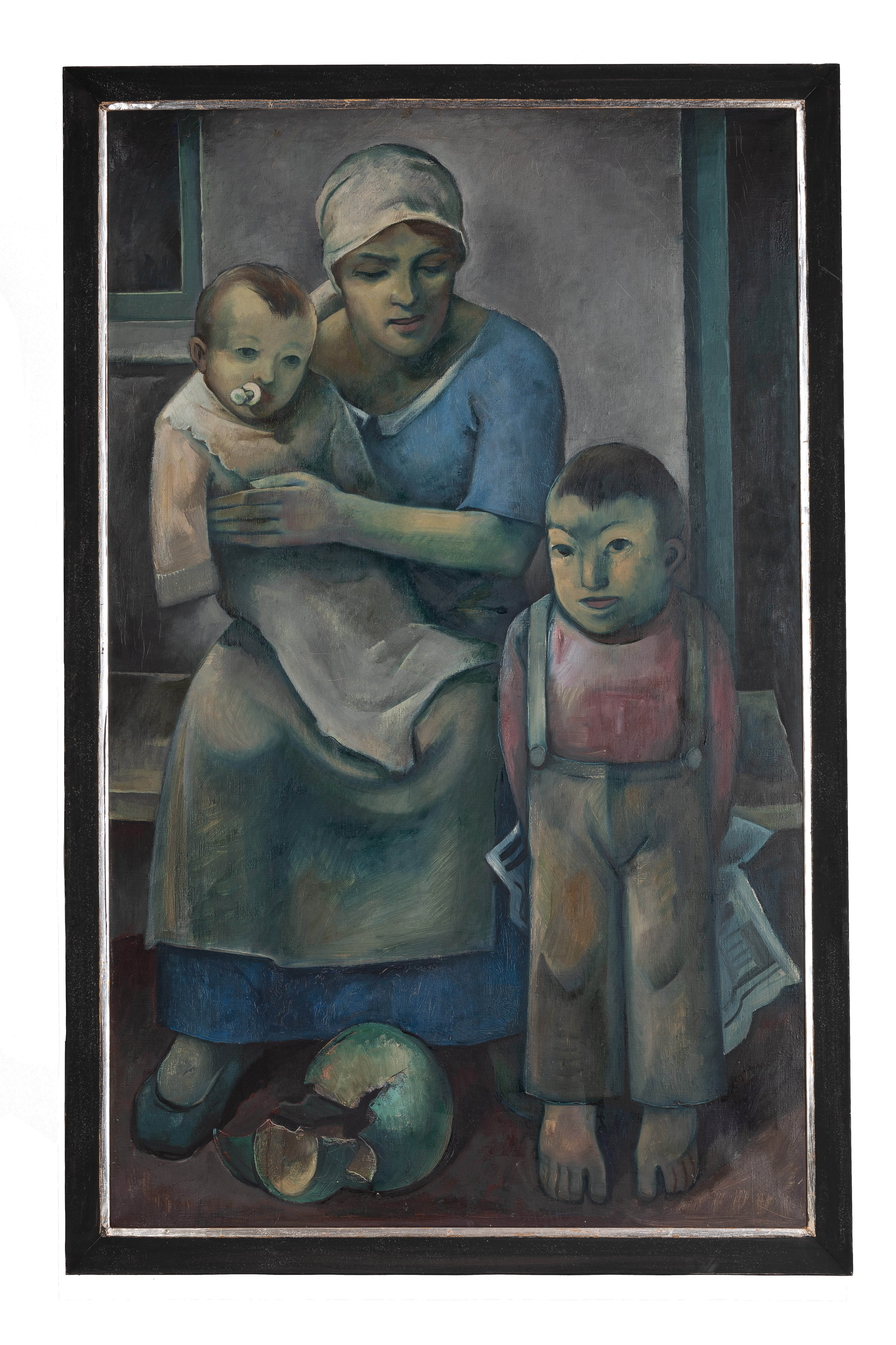 Gemälde "Mutter mit Kindern" (Sammlung Wulff Stiftung CC BY-NC-SA)