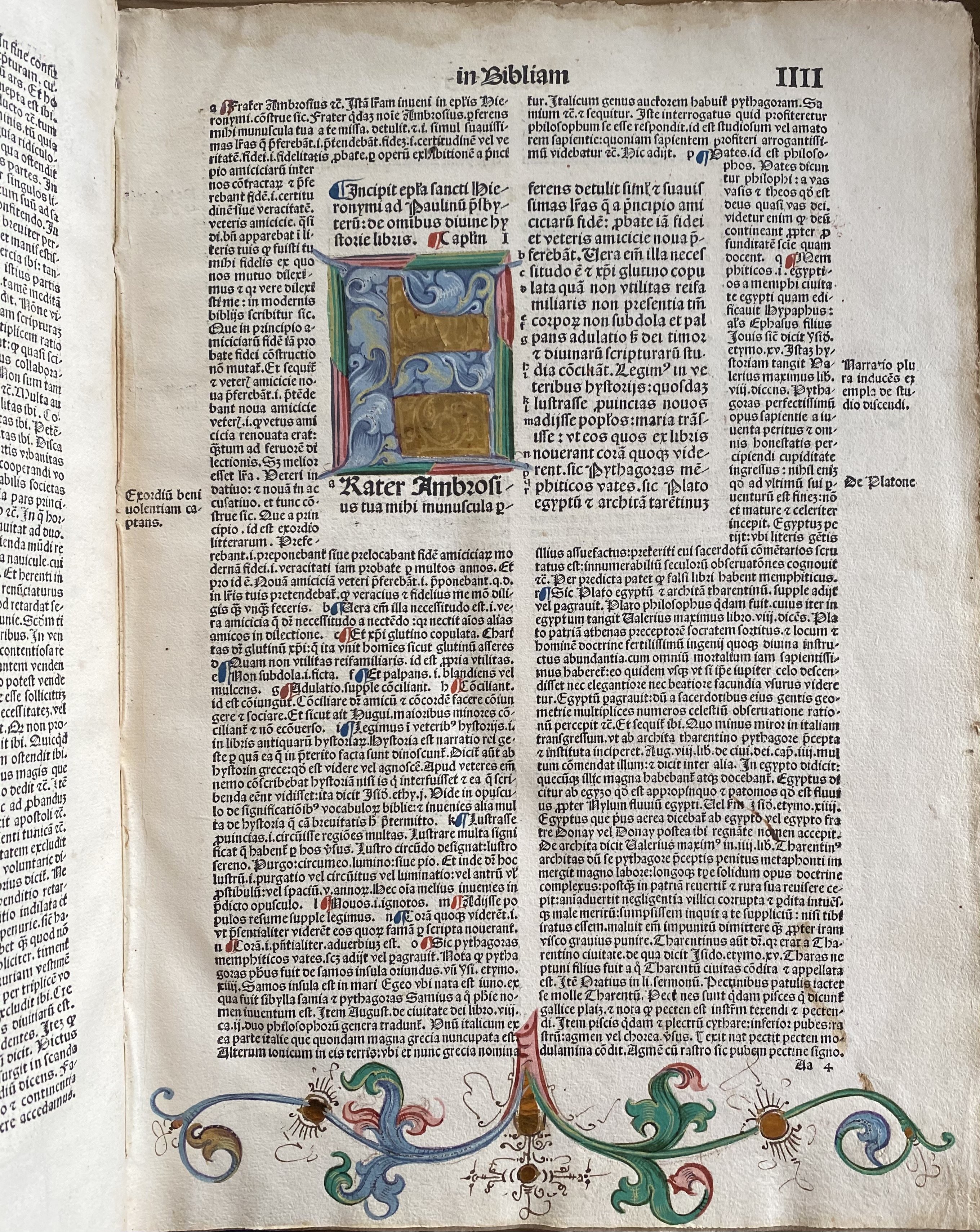 Biblia cum postillis 1497 (Bibelmuseum CC BY-NC-SA)
