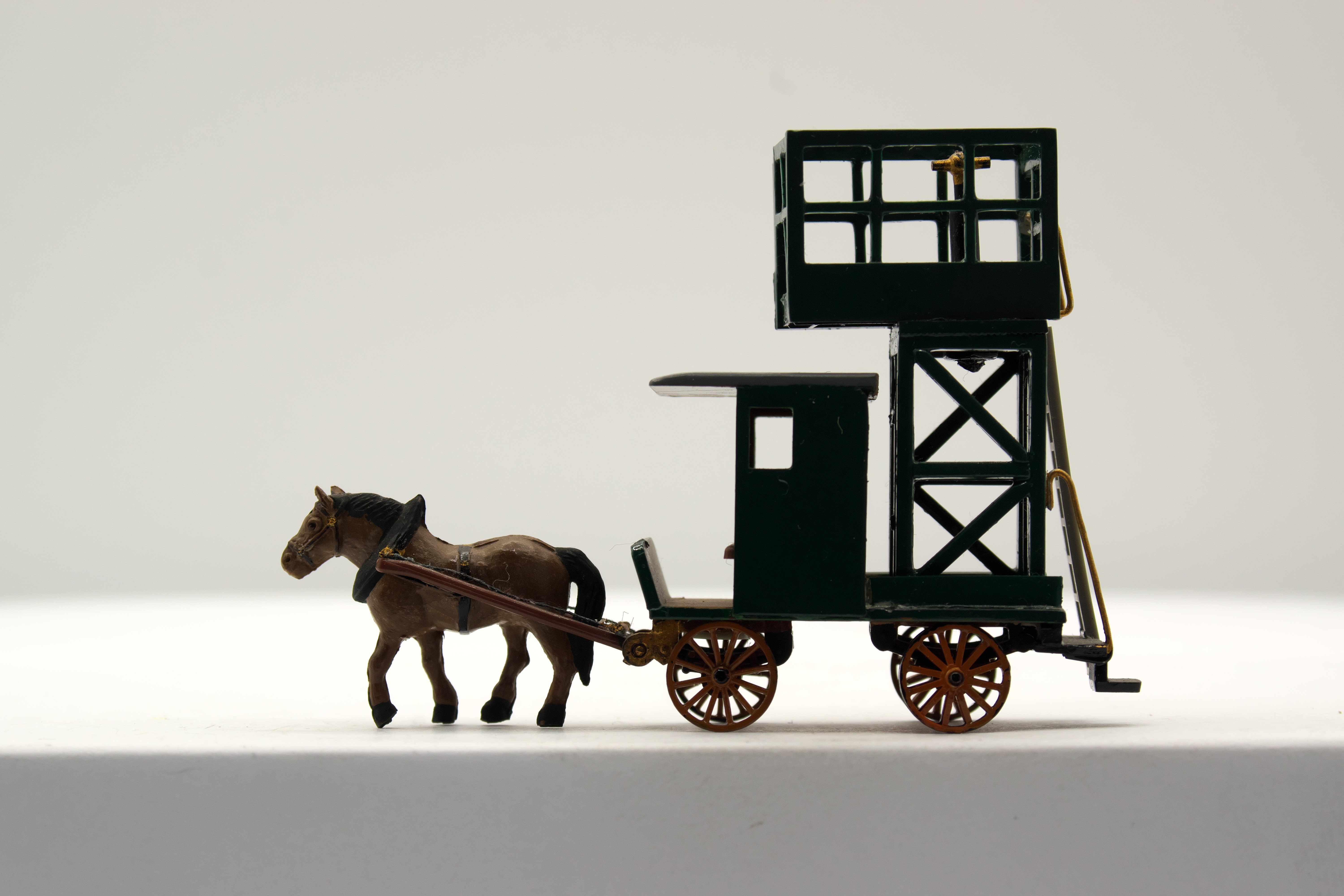 Modell Turmwagen mit Pferd (VhAG DSW e.V. CC BY-NC-SA)