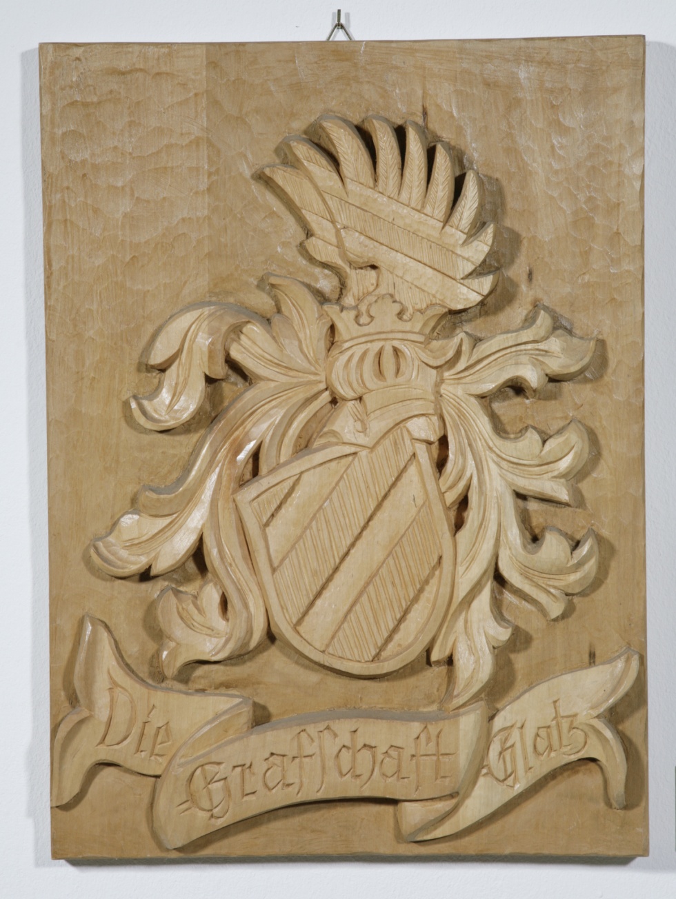 Relief des Wappen der Grafschaft Glatz (Kannenbrock, Lisa CC BY-NC-SA)