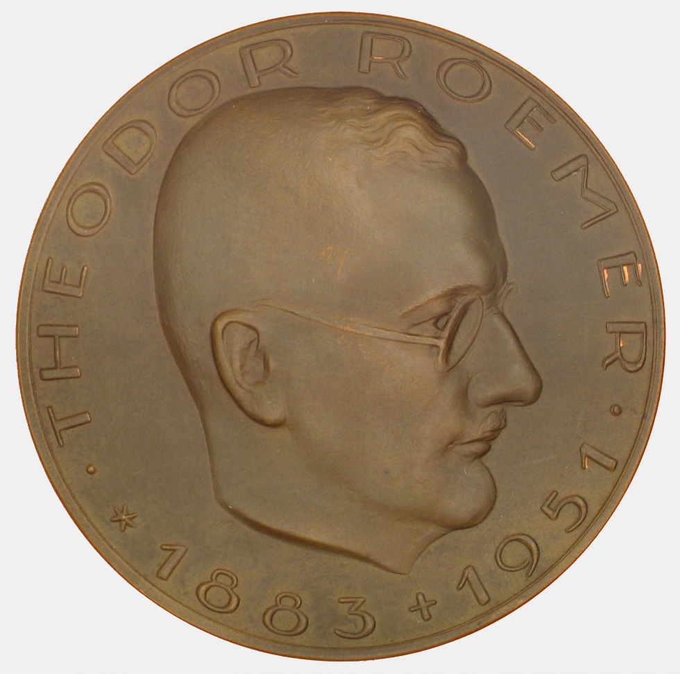 Medaille Theodor Roemer, 1883-1951 Arbeitsgemeinschaft Getreideforschung (Museen der Stadt Lüdenscheid CC BY-NC-SA)