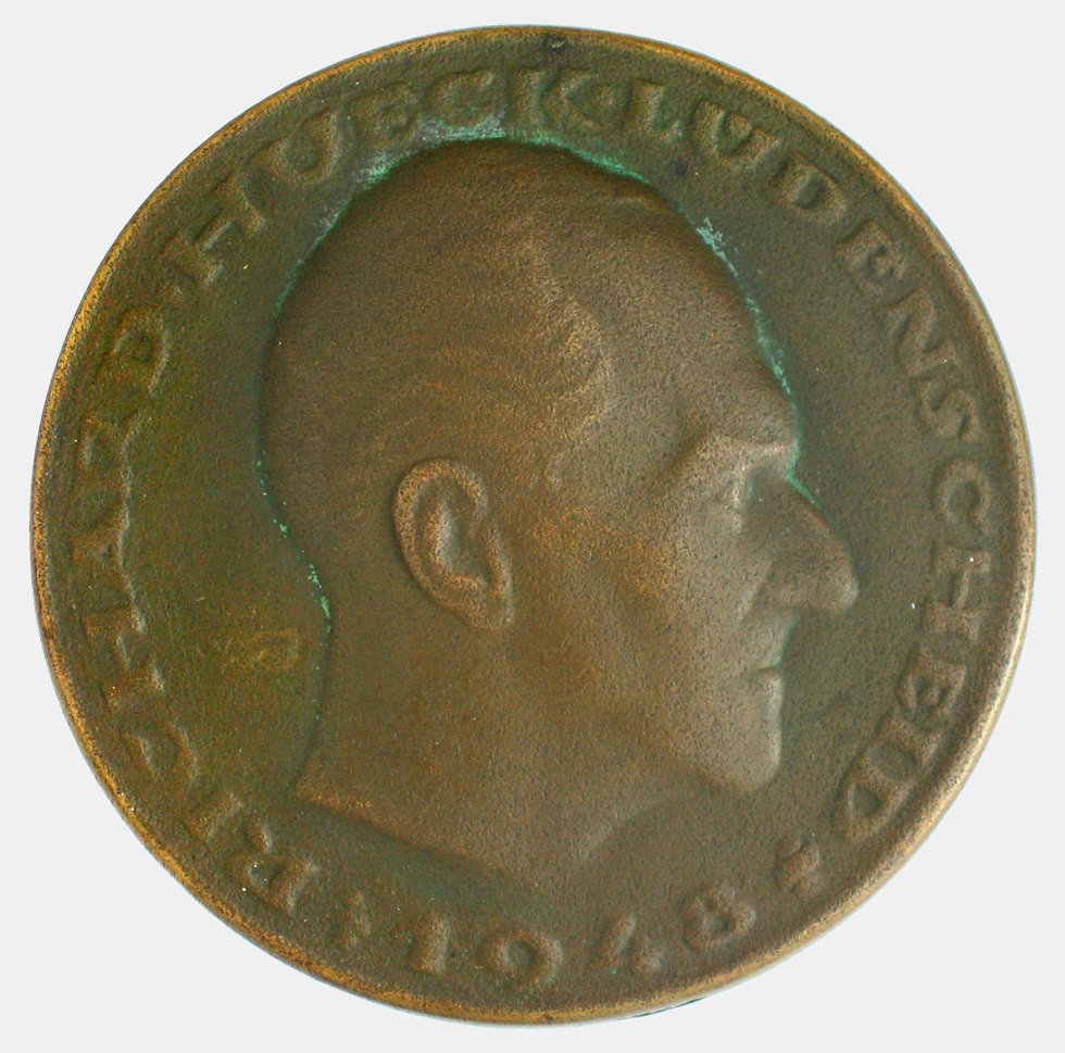Medaille Richard Hueck (Museen der Stadt Lüdenscheid CC BY-NC-SA)