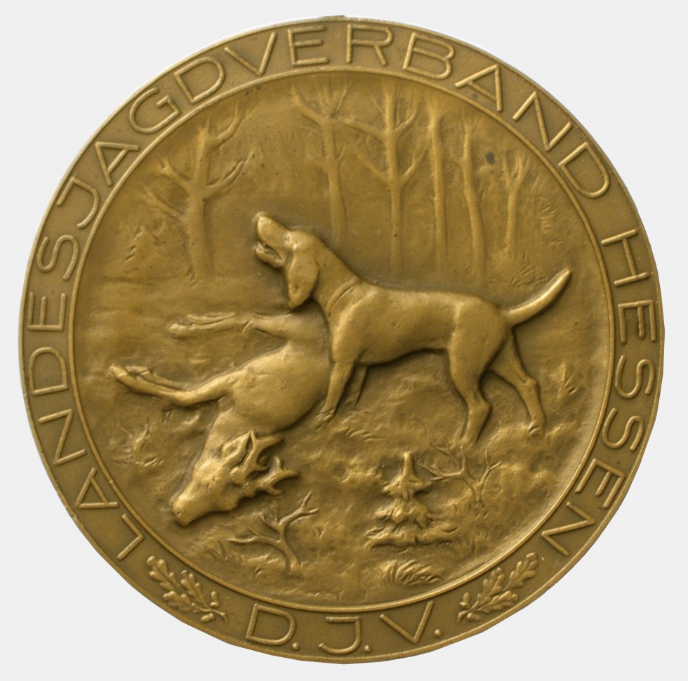 Medaille Landes-Jagd-Verband Hessen (Museen der Stadt Lüdenscheid CC BY-NC-SA)