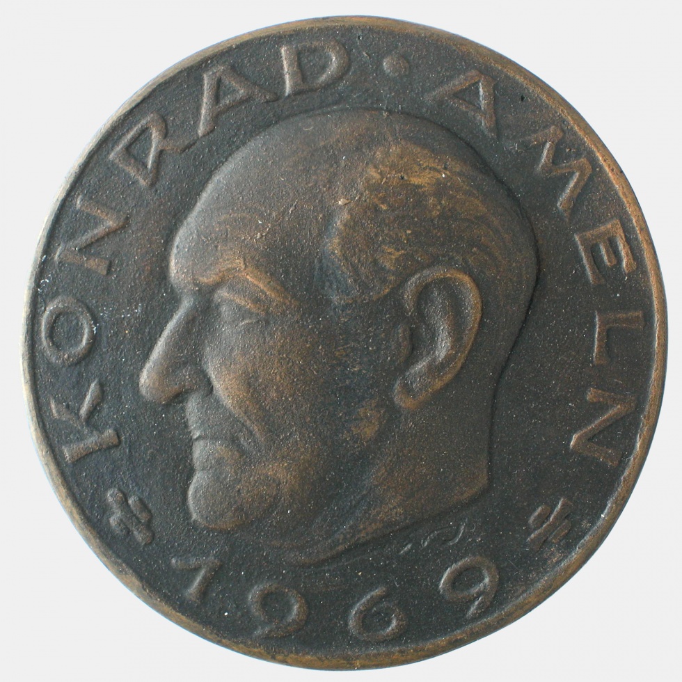 Medaille Konrad Ameln (Museen der Stadt Lüdenscheid CC BY-NC-SA)