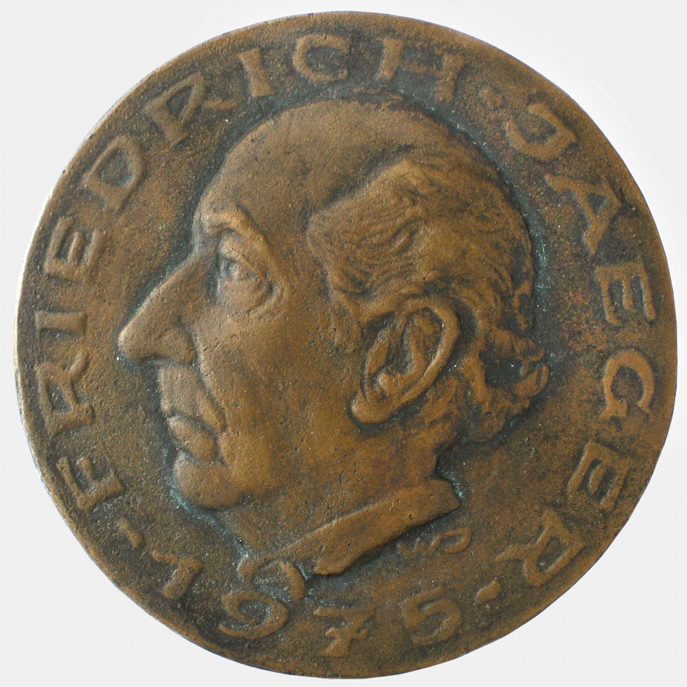 Medaille Friedrich Jäger (Museen der Stadt Lüdenscheid CC BY-NC-SA)