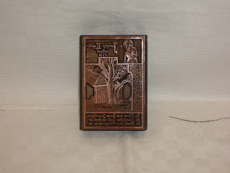 Druckplatte Marsberger Notgeld (Heimatmuseum der Stadt Marsberg CC BY-NC-SA)